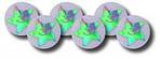 Difrak�n� hv�zdi�kov� smajl�ci - 10mm n�lepky