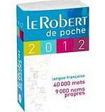 LE ROBERT DE POCHE 2012