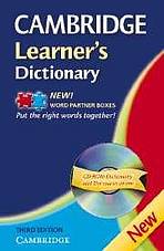 Cambridge Learner�s Dictionary 3rd Edition with CD-ROM
