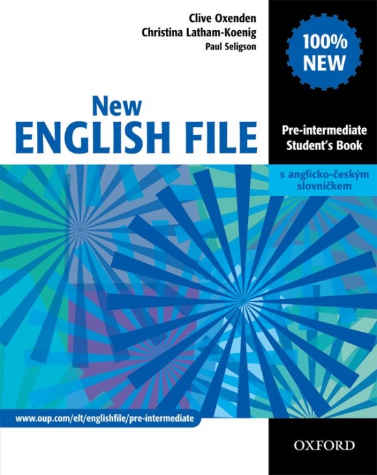NEW ENGLISH FILE PRE-INTERMEDIATE STUDENT�S BOOK + CZECH WORDLIST