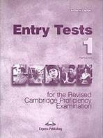 Entry Tests for the Revised CPE 1 - Student�s Book