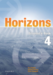 HORIZONS 4 STUDENT�S BOOK