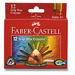 Faber-Castell - trojhrann� voskovky - 12 barev