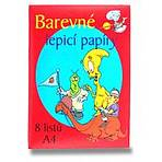 Se�it lep�c�ch barevn�ch pap�r� A4, 8 list�