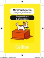 Mini Flashcards Language Games: Cards Prepositions & Directions