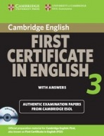 Cambridge First Certificate in English 3 for updated exam Self-study Pack (Student�s Book with answers and Audio CDs (2))