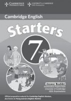 Cambridge Young Learners English Tests, 2nd Ed. Starters 7 Answer Booklet