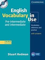 English Vocabulary in Use Pre-Intermediate and Intermediate (3rd Edition) with Answers and CD-ROM