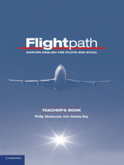 Flightpath je jedine�n� kurz pro piloty a ��d�c� letov�ho provozu na �rovni ICAO4, kte�� pot�ebuj� d�kladnou pr�pravu komunika�n�ch dovednost� pot�ebn�ch pro pr�ci leteck�ch odborn�k� v mimo��dn� situaci. Flightpath je nejp�esn�j�� p��pravn� kurz obsahuj�c� i jazykov� test a autentick� instrukt�n� video. - metodick� p��ru�ka