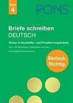 PONS Briefe schreiben Deutsch (Band 4)