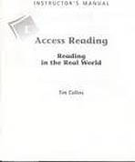 ACCESS READING LEVEL 1 INSTRUCTOR�S MANUAL
