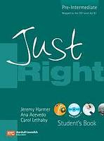 JUST RIGHT PRE-INTERMEDIATE STUDENT�S BOOK WITH GRAMMAR BOOKLET
