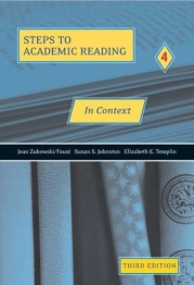 STEPS TO ACADEMIC READING 4: IN CONTEXT 3E