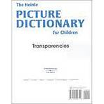HEINLE PICTURE DICTIONARY FOR CHILDREN TRANSPARENCIES