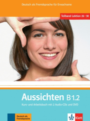 Aussichten B1.2, Kurs-/Arbeitsbuch + 2 Audio-CDs + DVD