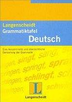 Langenscheidt Grammatiktafel Deutsch