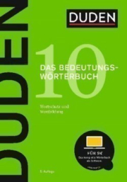 DUDEN Band 10 - DAS BEDEUTUNGSWOERTERBUCH