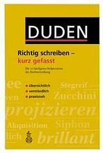 DUDEN-RICHTIG SCHREIBEN-KURZ GEFASST