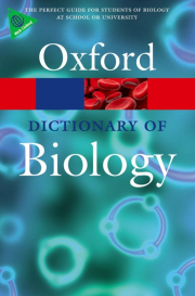 Šesté aktualizované vydání biologického slovníků nabízí téměř 5.500 stručných záznamů z oblasti biologie, biofyziky a biochemie. Slovník zahrnuje i životopisné údaje o klíčových vědcích, mapuje chronologický vývoj v hlavních oblastech, včetně buněčné biologie, genetiky, mikroskopie, články o bioinformatice, geneticky modifikovaných organismech apod. Přílohy obsahují klasifikace zvířat a rostlinné říše, geologické časové měřítko, velké masové vymírání druhů, modely organismů a jejich genomy a seznam laureátů Nobelovy ceny