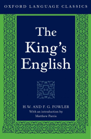 THE KING�S ENGLISH
