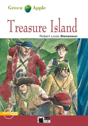 BLACK CAT READERS GREEN APPLE EDITION 2 - TREASURE ISLAND + CD