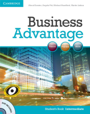 Business Advantage je kurz zam��en� na obchodn� angli�tinu. Kurz obsahuje konkr�tn� obchodn� jedn�n�, kombinuje st�vaj�c� obchodn� teorii, podnik�n� v praxi a obchodn� dovednosti. - kniha s DVD ( �rove� intermediate)