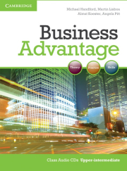 Business Advantage je kurz zam��en� na obchodn� angli�tinu. Kurz obsahuje konkr�tn� obchodn� jedn�n�, kombinuje st�vaj�c� obchodn� teorii, podnik�n� v praxi a obchodn� dovednosti. - dv� poslechov� CD ( �rove� upper-intermediate)