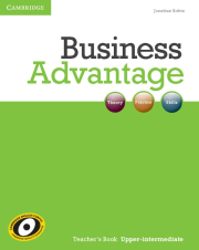 Business Advantage je kurz zam��en� na obchodn� angli�tinu. Kurz obsahuje konkr�tn� obchodn� jedn�n�, kombinuje st�vaj�c� obchodn� teorii, podnik�n� v praxi a obchodn� dovednosti. - metodick� p��ru�ka pro u�itele ( �rove� upper-intermediate)