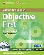 Objective First 3rd edition Student�s Book with answers with CD-ROM