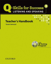 Q: Skills for Success Listening & Speaking 3 (Intermediate) Teacher�s Book with Testing Program CD-ROM