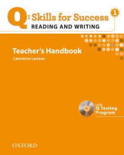 Q: Skills for Success Reading & Writing 1 (Elementary) Teacher�s Book with Testing Program CD-ROM