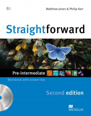 Straightforward 2nd Edition Pre-Intermediate Workbook with Key Pack