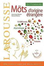 Dictionnaire des Mots d�origine �trangere
