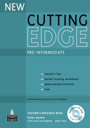 New Cutting Edge Pre-intermediate Teachers Book with Test Master CD-ROM