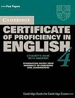 Cambridge Certificate of Proficiency in English 4 contains four complete tests for the Cambridge Certificate of Proficiency in English (CPE) examination from Cambridge ESOL.
