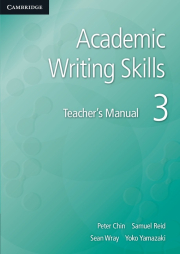 T��d�ln� s�rie Academic Writing Skills je ur�ena vysoko�kolsk�m student�m na pokro�il� �rovni, u�� studenty krok za krokem ps�t eseje na akademick� �rovni - metodick� p��ru�ka pro u�itele