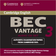 Cambridge BEC 3 contains four complete practice tests for the Cambridge BEC examination from Cambridge ESOL.