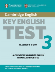 Cambridge KET 3 contains four complete papers for the Cambridge Key English Test from University of Cambridge ESOL Examinations.