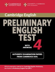 Cambridge Preliminary English Test 4 contains complete PET past papers from Cambridge ESOL. 