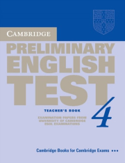 Cambridge Preliminary English Test 4 contains complete PET past papers from Cambridge ESOL. 