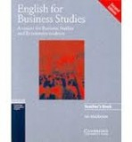 English for Business Studies Teacher�s Book
