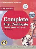 Complete First Certificate Student�s Book Pack (Student�s Book with answers, CD-ROM and Class Audio CDs)