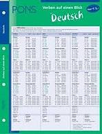 PONS Verben auf einen Blick Deutsch