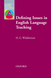 Oxford Applied Linguistics Defining Issues in English Language Teaching