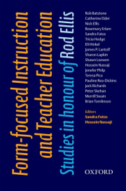 Oxford Applied Linguistics Form-focused Instruction and Teacher Education: Studies in Honour of Rod Ellis
