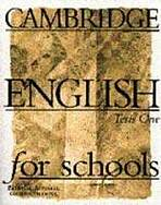 U�ebnice pro young learners.Cambridge English for Schools je obl�ben� mezi u�iteli a studenty na cel�m sv�t�. Nejnov�j�� poznatky z vyu�ov�n� angli�tiny se prol�naj� s obecn�mi vzd�l�vac�mi c�li. Kurz se skl�d� z p�ti �rovn�. Obsahuje t� Starter pro naprost� za��te�n�ky. Ka�d� �rove� je rozvr�en� p�ibli�n� do 80 vyu�ovac�ch hodin.