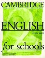 U�ebnice pro young learners.Cambridge English for Schools je obl�ben� mezi u�iteli a studenty na cel�m sv�t�. Nejnov�j�� poznatky z vyu�ov�n� angli�tiny se prol�naj� s obecn�mi vzd�l�vac�mi c�li. Kurz se skl�d� z p�ti �rovn�. Obsahuje t� Starter pro naprost� za��te�n�ky. Ka�d� �rove� je rozvr�en� p�ibli�n� do 80 vyu�ovac�ch hodin.