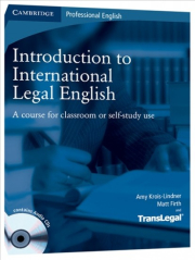 Introduction to International Legal English is an intermediate level course for law students or newly-qualified lawyers who need to use English in their legal work or studies.