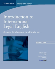 Introduction to International Legal English Teacher�s Book