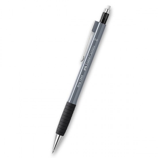 Mechanická tužka Faber-Castell Grip 1345 0,5 mm, výběr barev šedá Faber-Castell